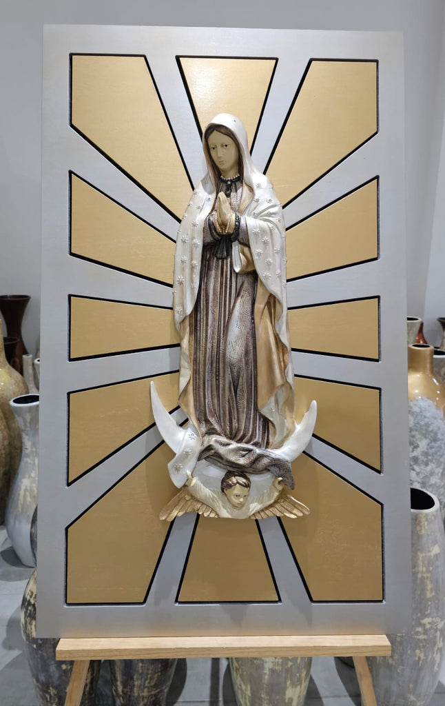 Virgen de Guadalupe cuadro/escultura