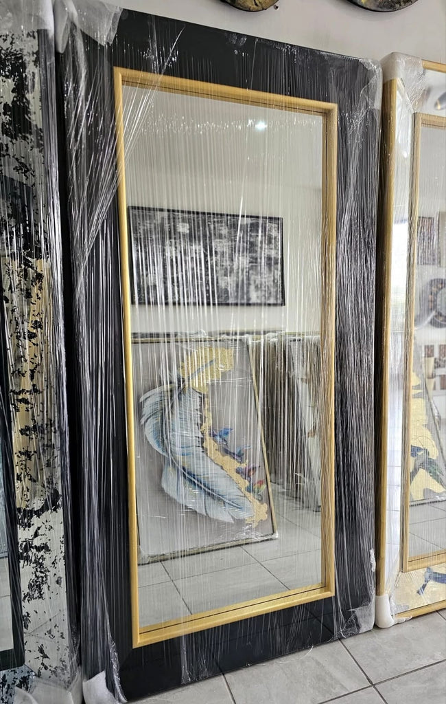 Espejo marco contemporáneo liso y contorno interior