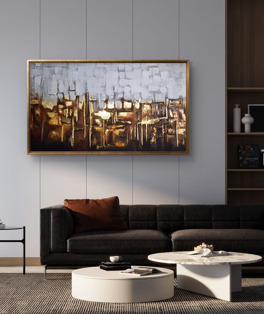 Abstract Brown&Gold