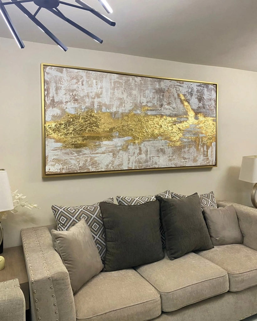 Abstracto dorado beige
