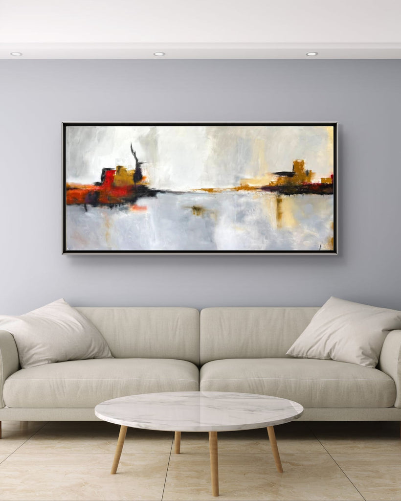 Abstracto  blanco/gris