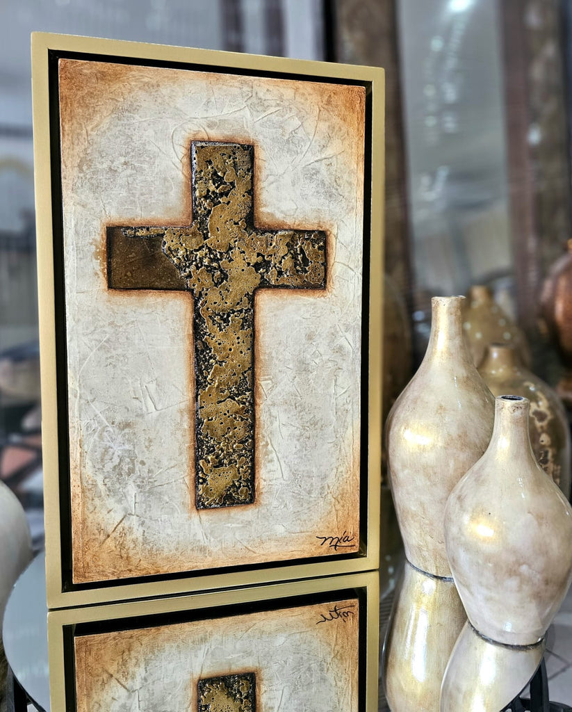 Cruz con textura 4 colores