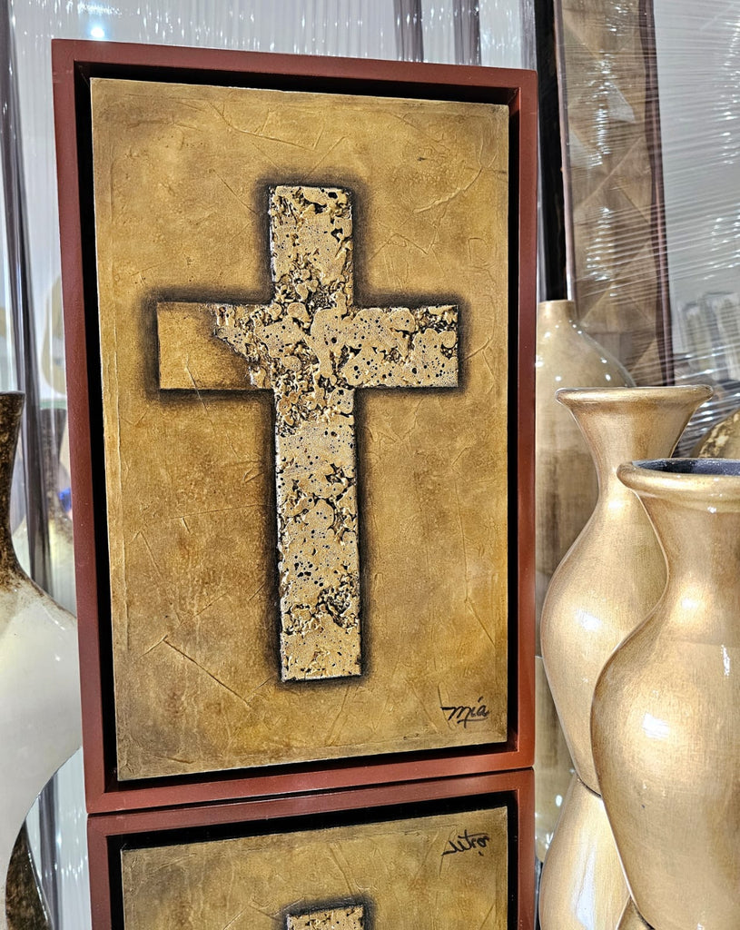 Cruz con textura 4 colores