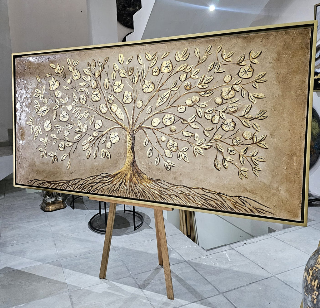 Arbol de la vida dorado horizontal