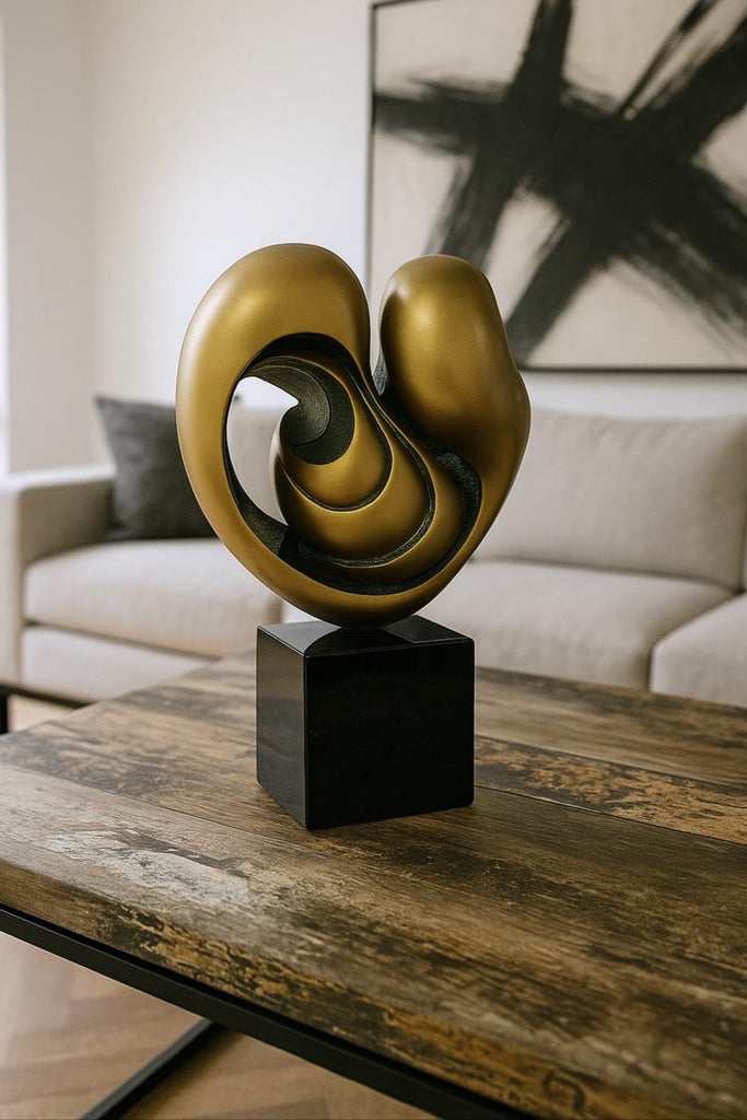 Escultura Corazón abstracto