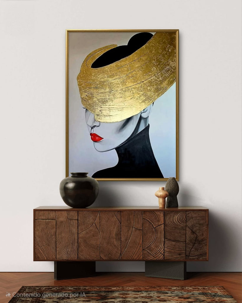 Mujer cubre rostro