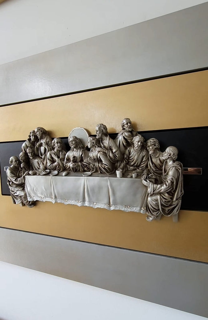 Santa Cena Cuadro escultura lV