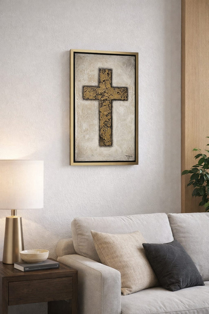 Cruz con textura 4 colores
