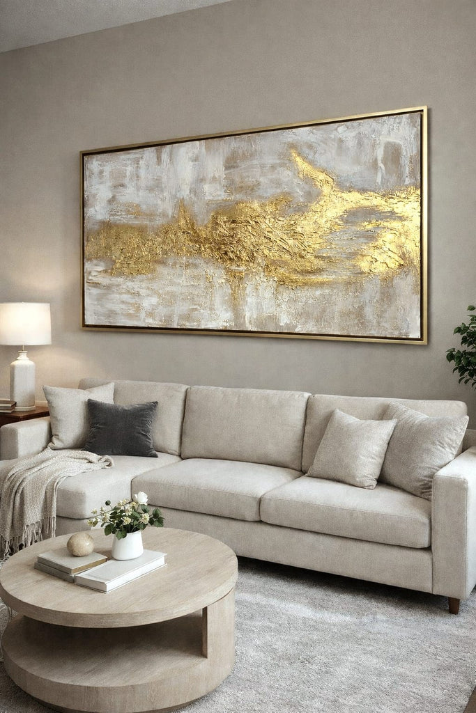 Abstracto dorado beige