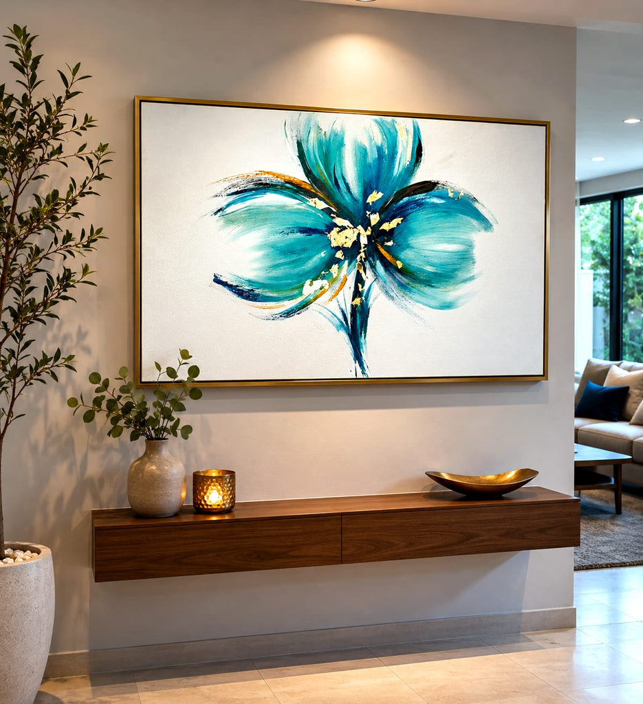 Blue ilusion flower