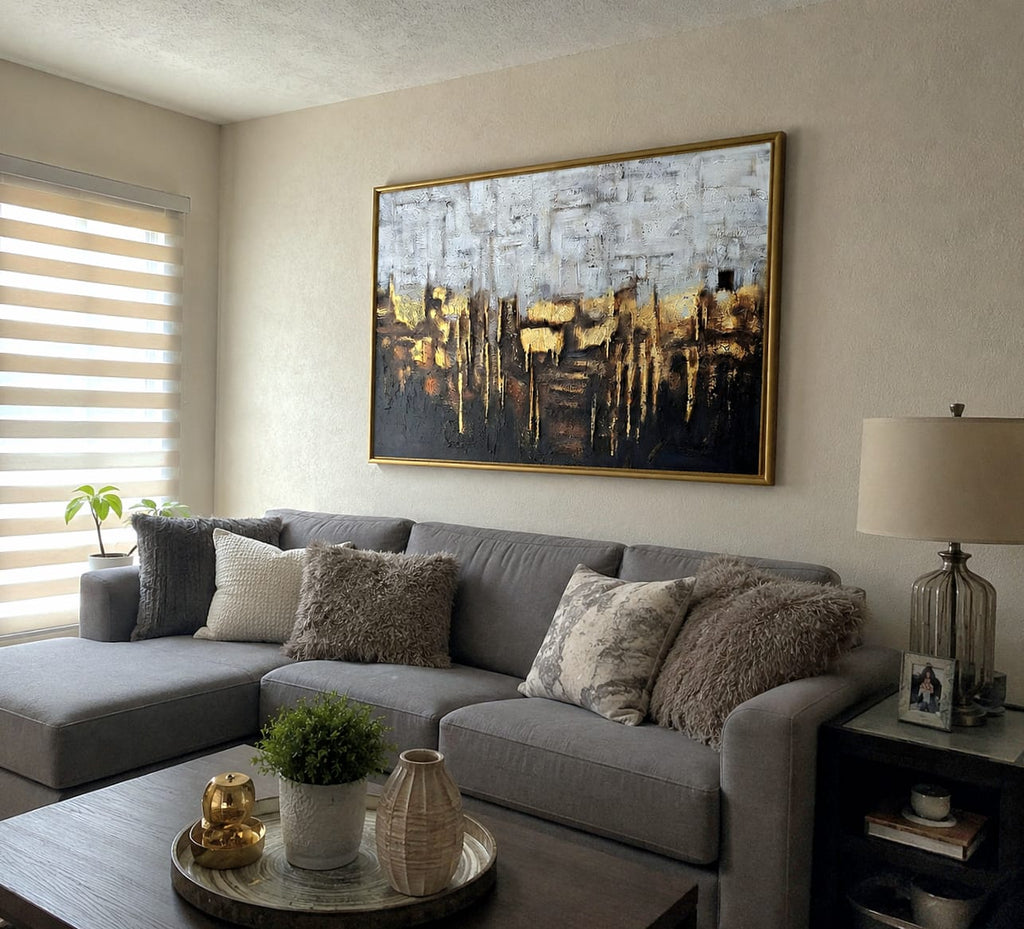 Abstract Brown&Gold