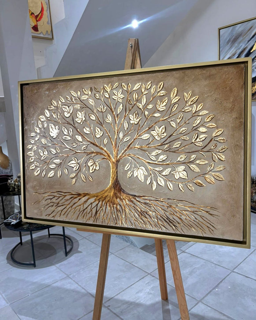 Arbol de la vida dorado horizontal