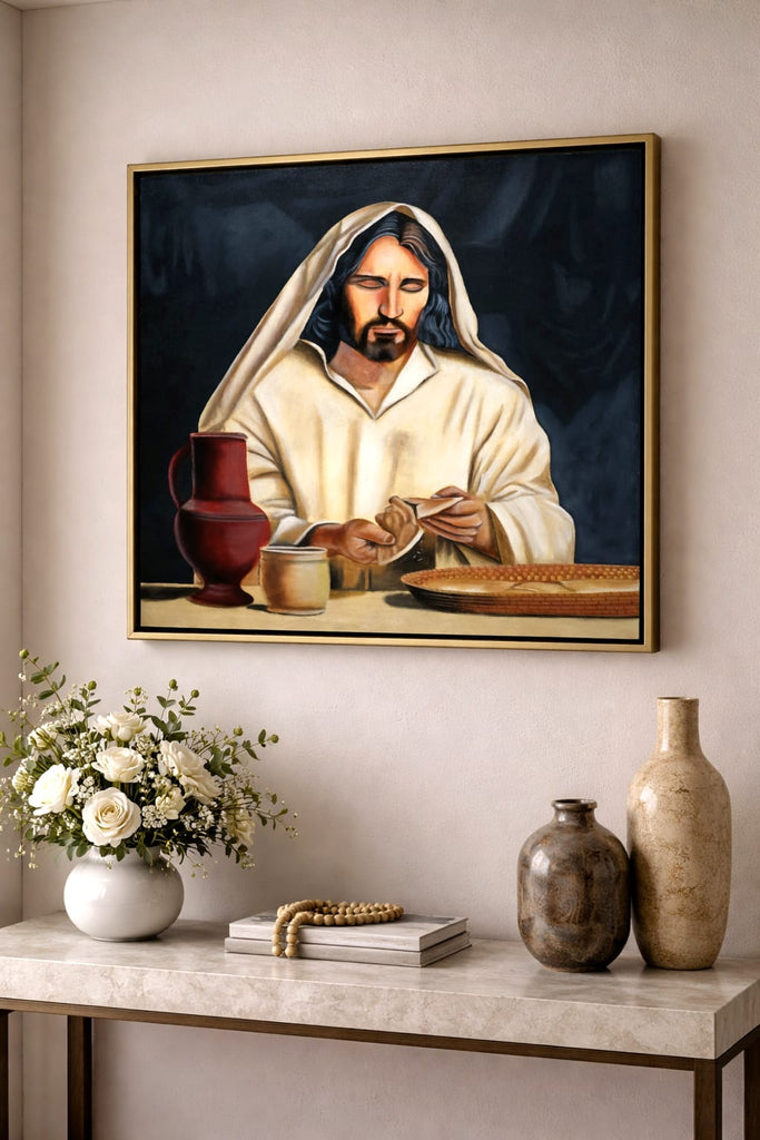 Jesús pan y vino