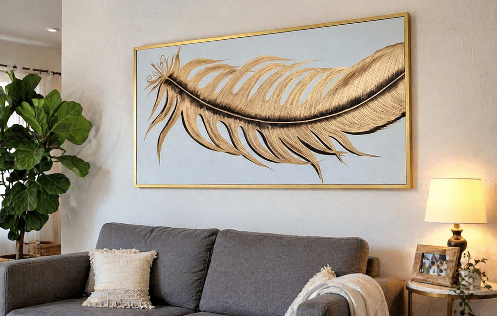Feather in the wind
