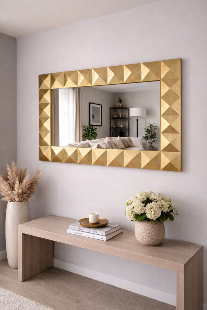 Modelo prisma dorado
