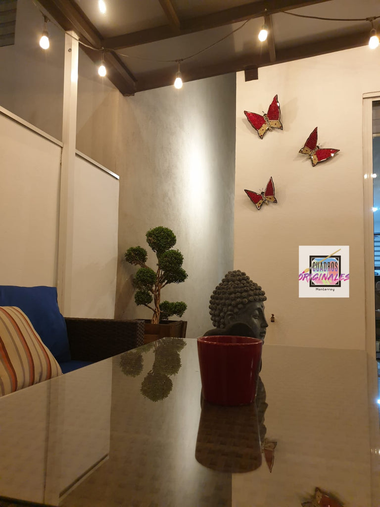 Mariposas para pared Vidriería